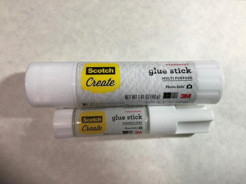 Scotch Clear Wrinkle Free Glue Stick