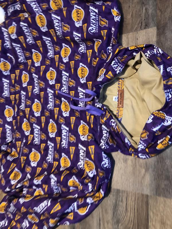 Los Angeles Lakers NBA Ditsy City Colors Cotton Fabric (2 Yards Min.) - Team Cotton Fabric - Fabric
