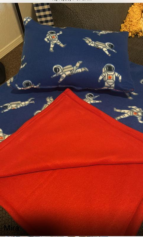Joann Fabrics Joanns Fleece Blanket Astronaut Blizzard Prints