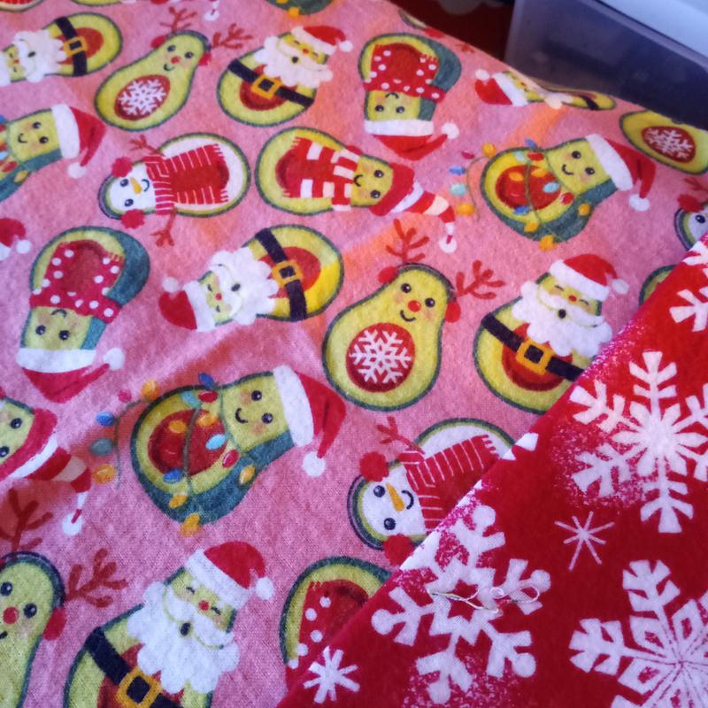 Small Snowflakes Super Snuggle Flannel Fabric by Joann