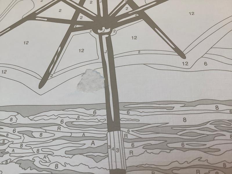 Dimensions Paint By Number Kit 14x11 Beach Chair Trio Joann