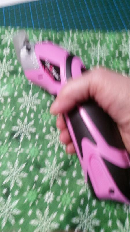 Pink Power Electric Fabric Scissors Box Cutter for Crafts, Sewing,  Cardboard, & Carpet Heavy Duty Professional Cutting Tool Aqua Splash 