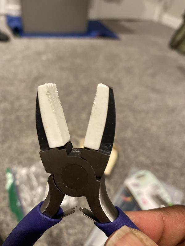 Pink Nylon Jaw Pliers With Spring, Hobby Lobby