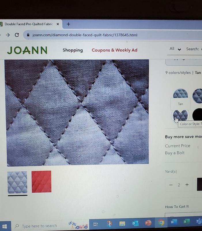 Shopping pre-quilted fabric – Muna and Broad