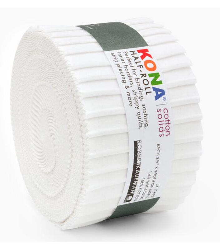 Kona Classics Cotton Solids 1.5 Strips Jelly Roll Precut Fabric By Ro –  Mad Dog Fabrics