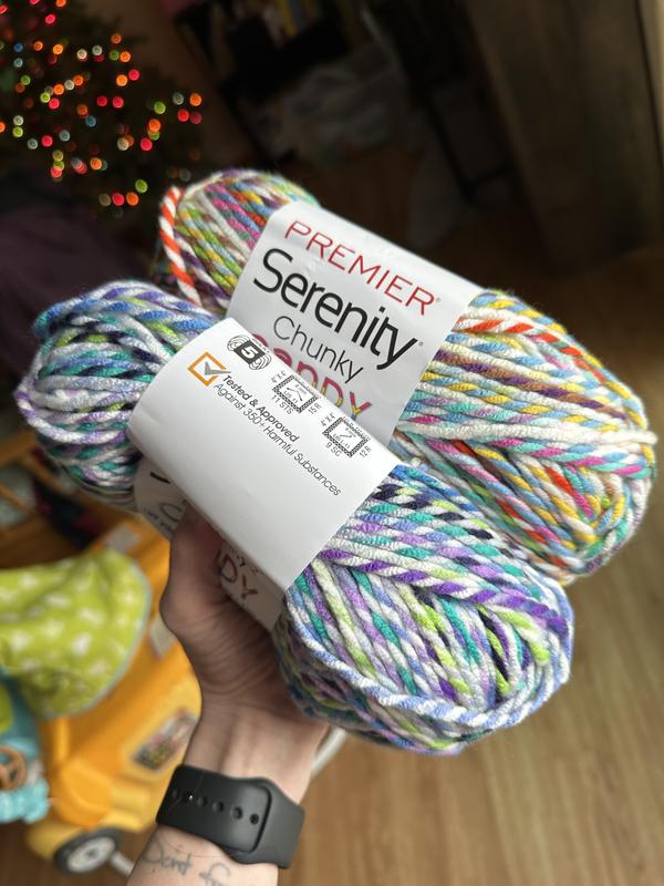 Premier Yarns Serenity Chunky Tweed Yarn-Cream, 1 - Baker's
