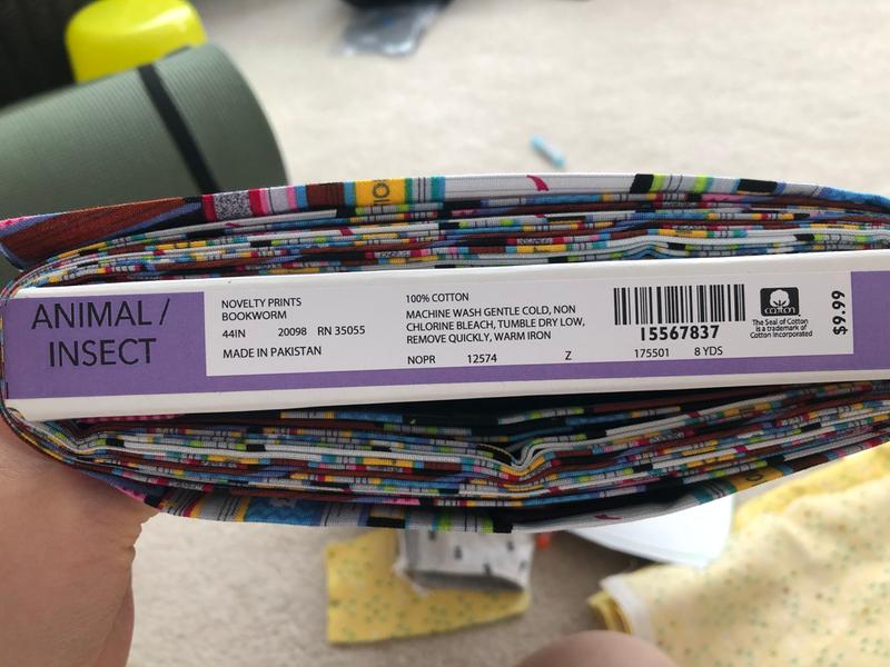 Novelty Cotton Fabric 44 Bookworm Joann