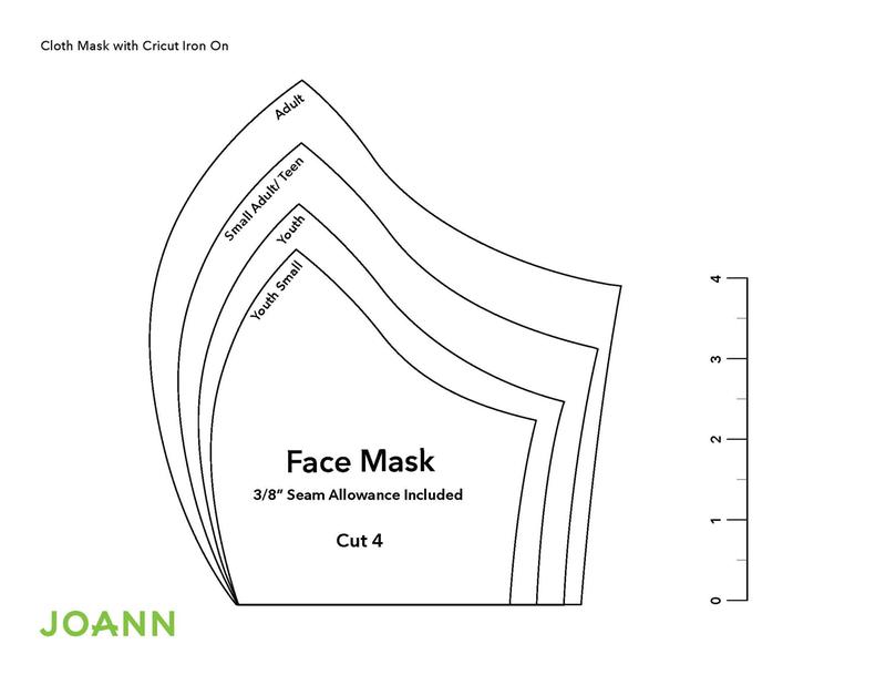How To Make A Cloth Mask With Cricut Iron On Joann