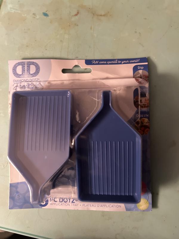 Diamond Dotz 4 Freestyle Blue Trays With Pouring Lip 8pk