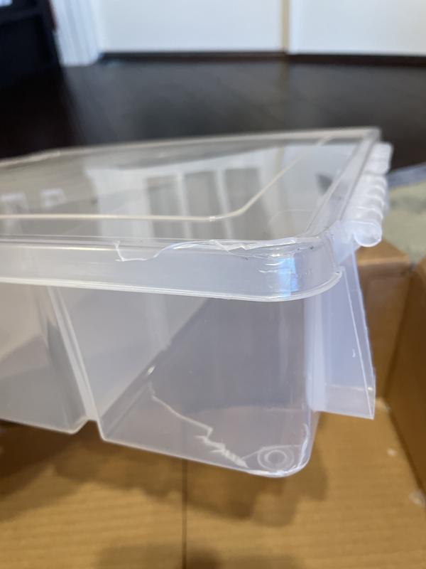  ArtBin Semi Satchel Photo Photo & Craft Organizer Set, Large  Box with [8] Plastic Storage Cases Inside, Clear : Everything Else