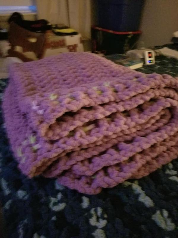 Bernat Blanket Extra Yarn Purple Sunset 161027