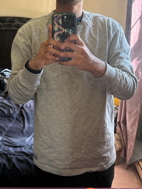 Customer photo for "Great long, breathable, and heavyweight long sleeve shirt"
