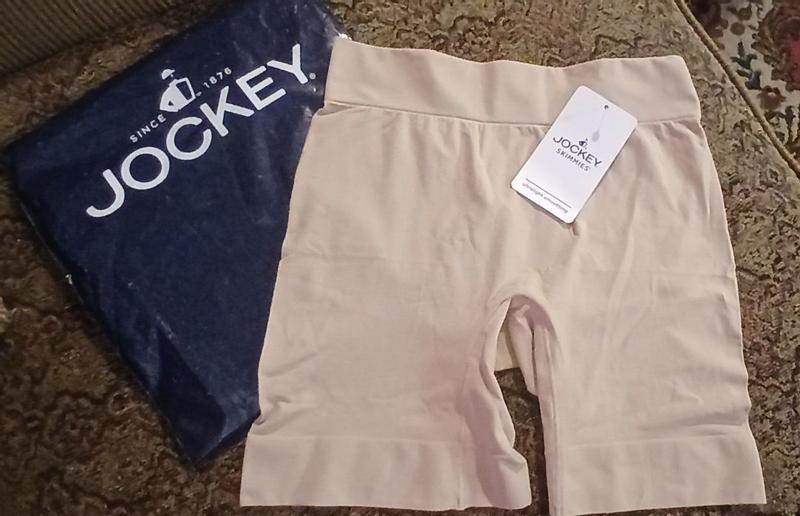 jockey under dress shorts Jockey Women's Shapewear Skimmies Seamfree Ultralight Smoothing Shortie  Slipshort, Black, L at Amazon Women's Clothing store: Boy Shorts Panties