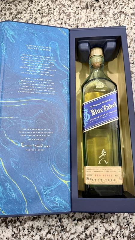 Johnnie Walker Blue Label Blended Scotch Whisky, 750 mL (80 PF)