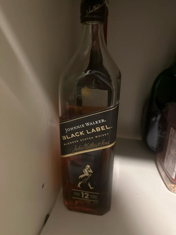 ウイスキー Johnnie Walker Black Label Old Scotch Johnnie Walker Black Label Blended Scotch Whisky, 375 mL