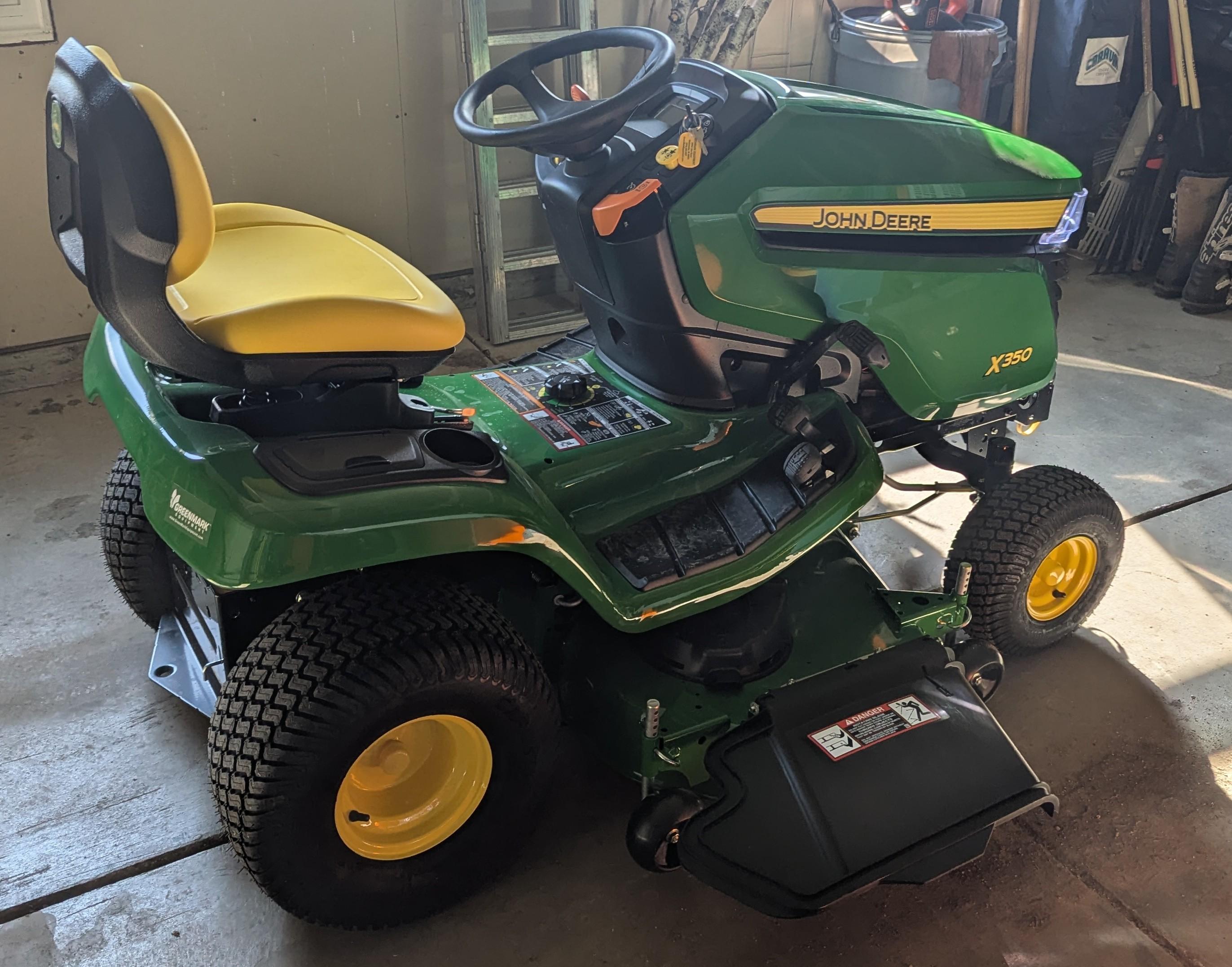 John Deere X350 owner photo