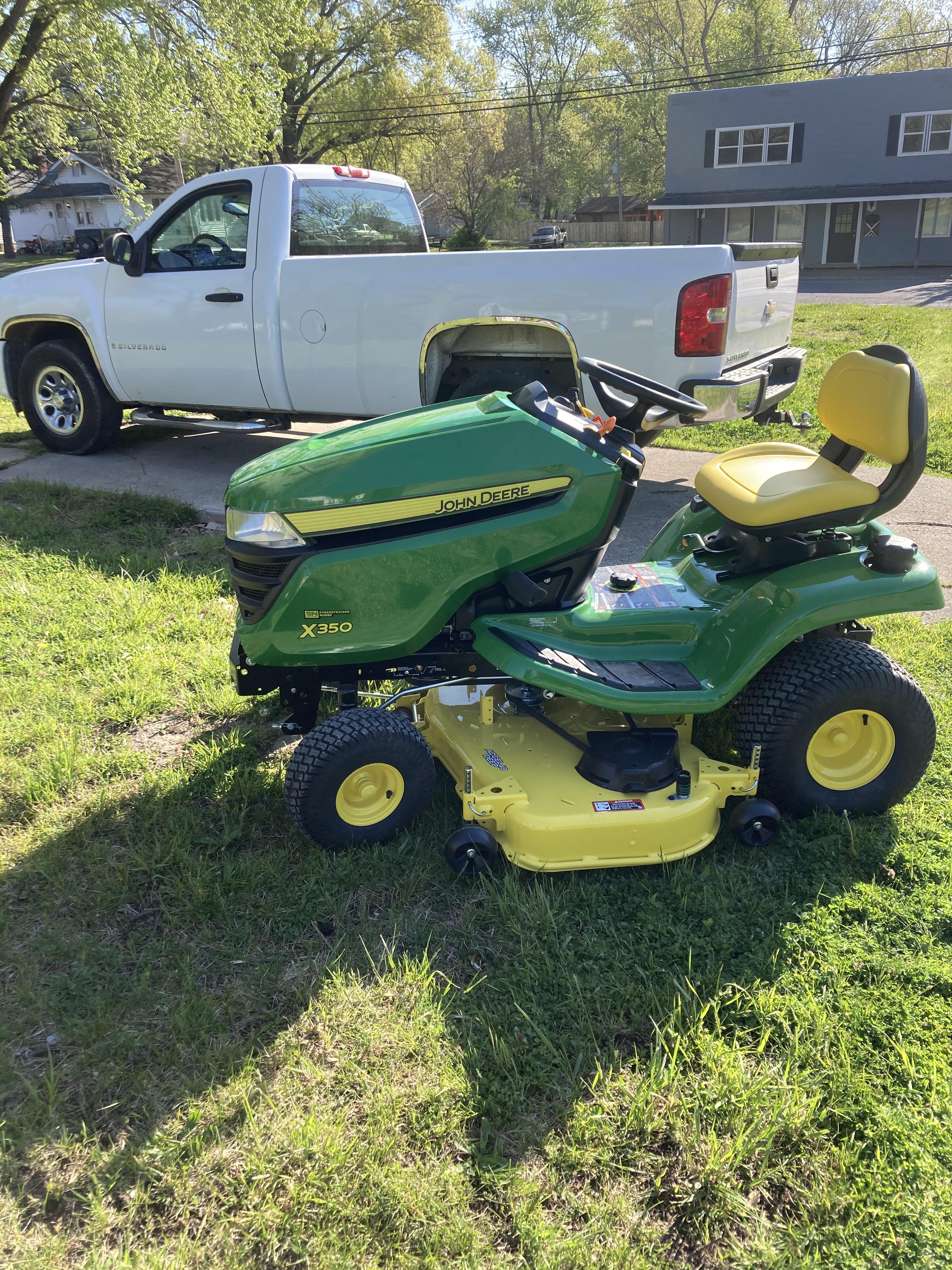 John Deere X350 owner photo
