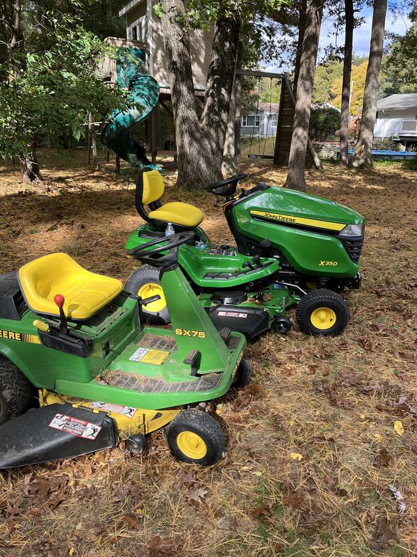 John deere x350 online lawn mower