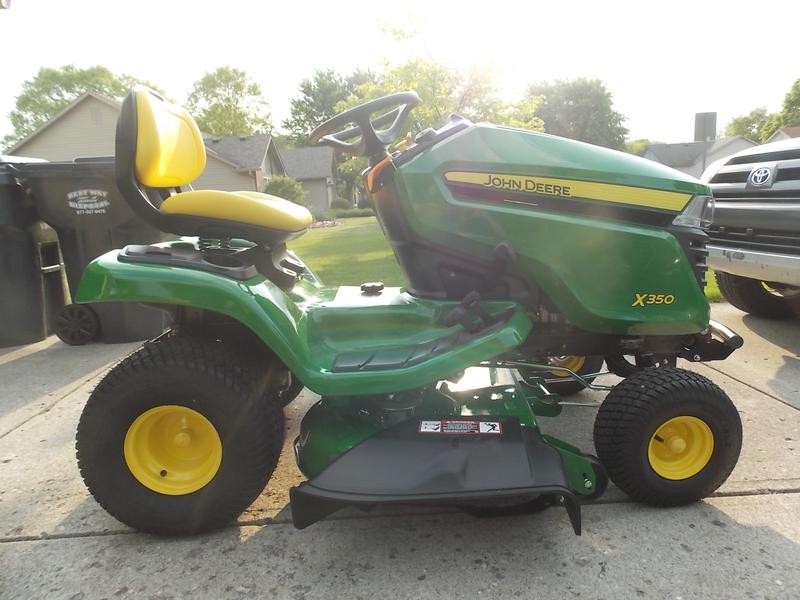 John deere x350 cheap snow blower reviews