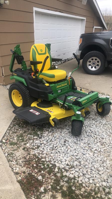 A different animal from a lawn tractor photo 1