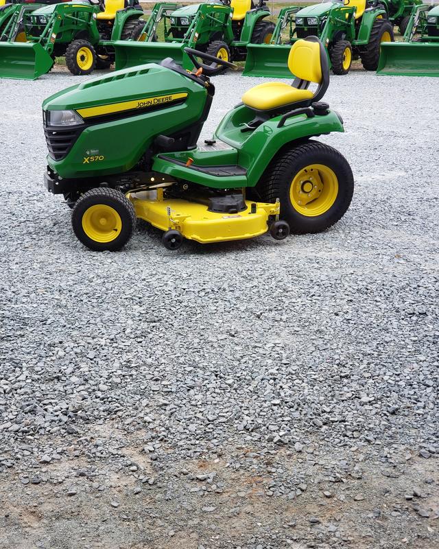 John deere x570 online snow blade