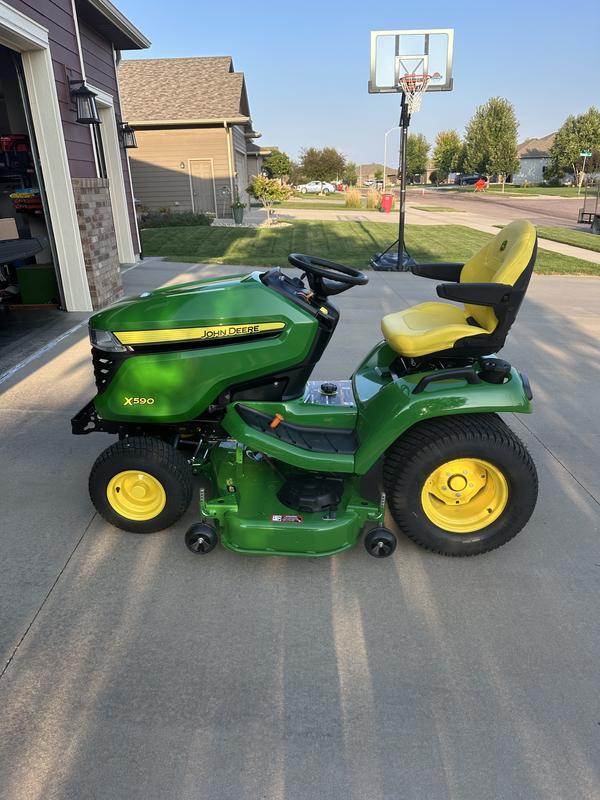 John deere 590 online lawn mower