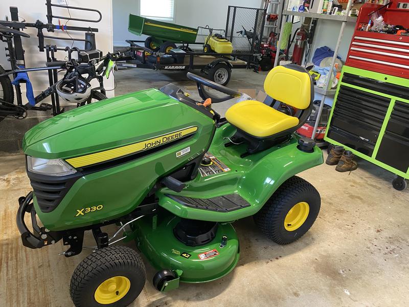 John deere x330 48 inch online deck