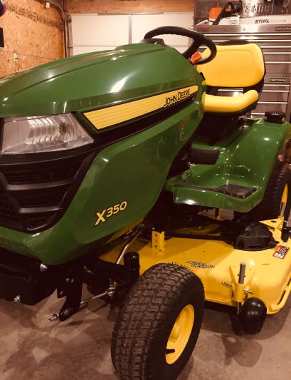 John Deere X350 owner photo
