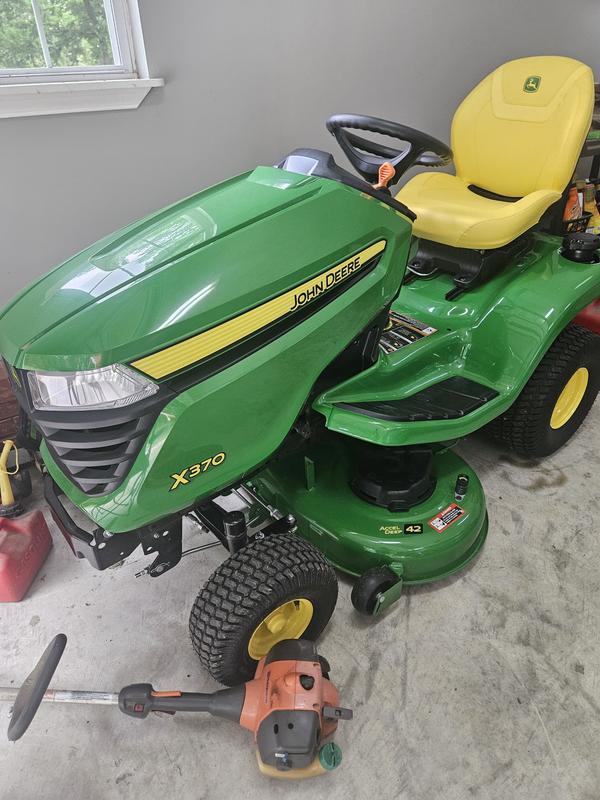 John deere x370 transmission problems sale