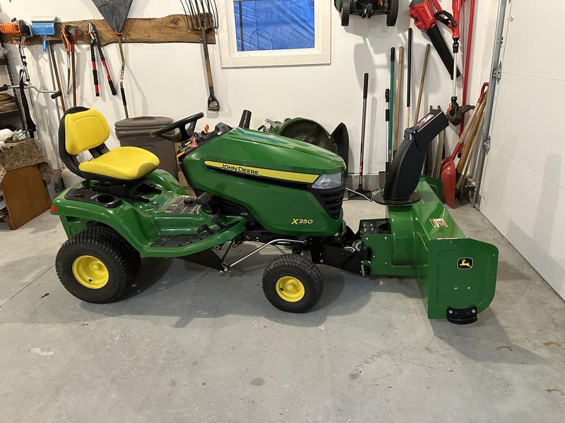 John deere x350 snow blower reviews new arrivals