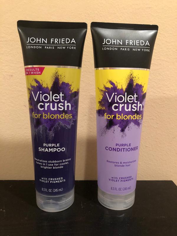 John Frieda Purple Shampoo, Violet Crush - 8.3 fl oz