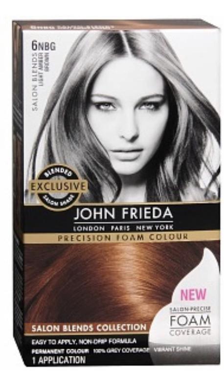 bris　airy  coloringfoam brown
シルキーヘアミスト Precision Foam Color — 6N Light Natural Brown | John Frieda
