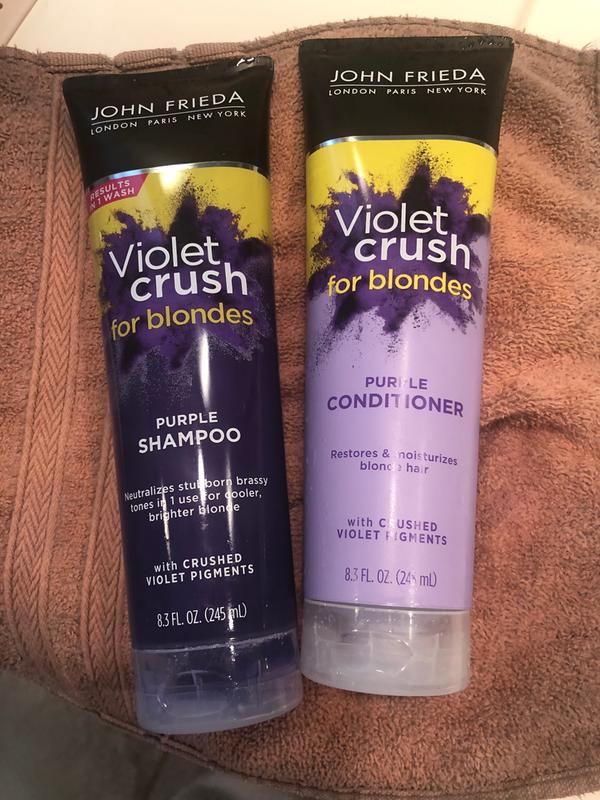 John Frieda Purple Shampoo, Violet Crush - 8.3 fl oz