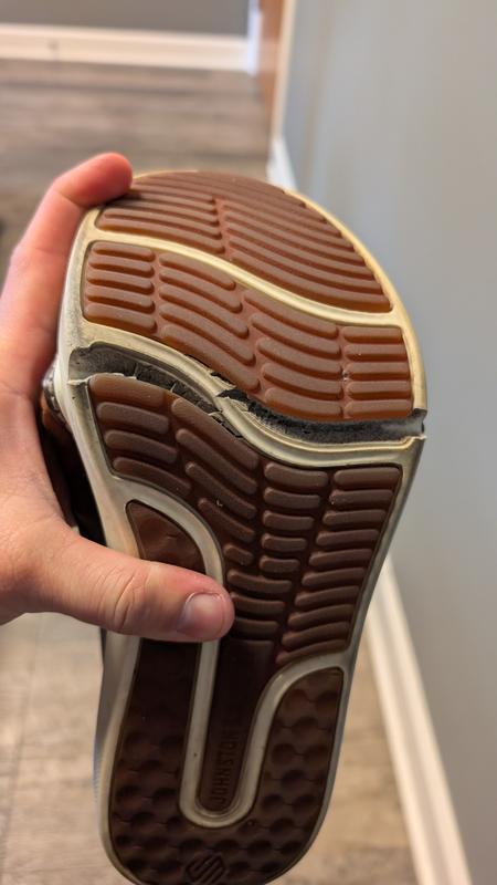 Customer photo for "The soles come apart within a few months"