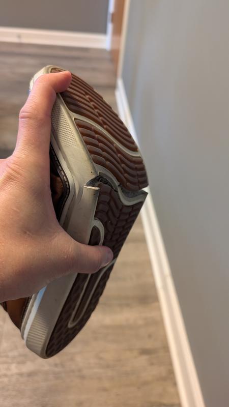 Customer photo for "The soles come apart within a few months"