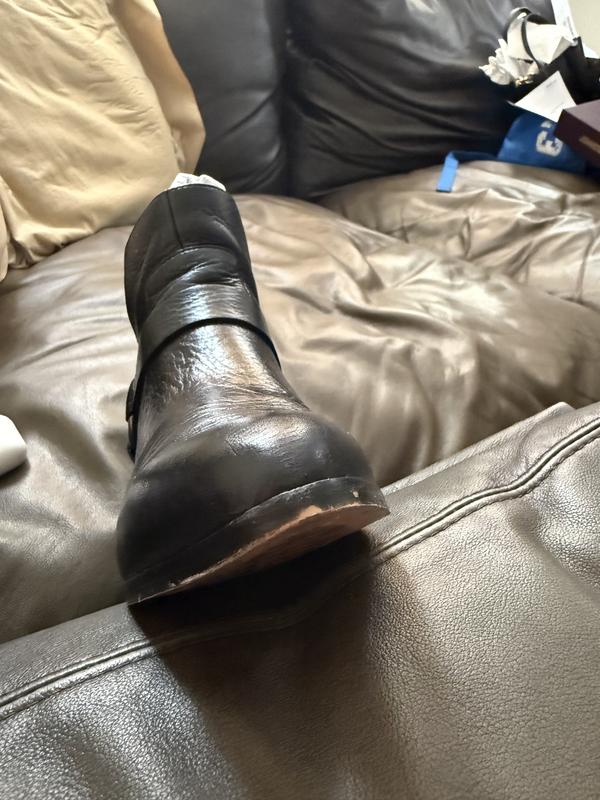 Women's Trista Harness Bootie in Cognac Calfskin | Johnston & Murphy