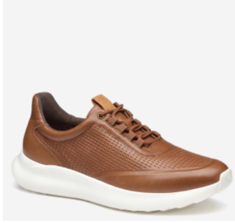 Men's Amherst 2.0 Embossed U-Throat in Tan Full Grain | Johnston