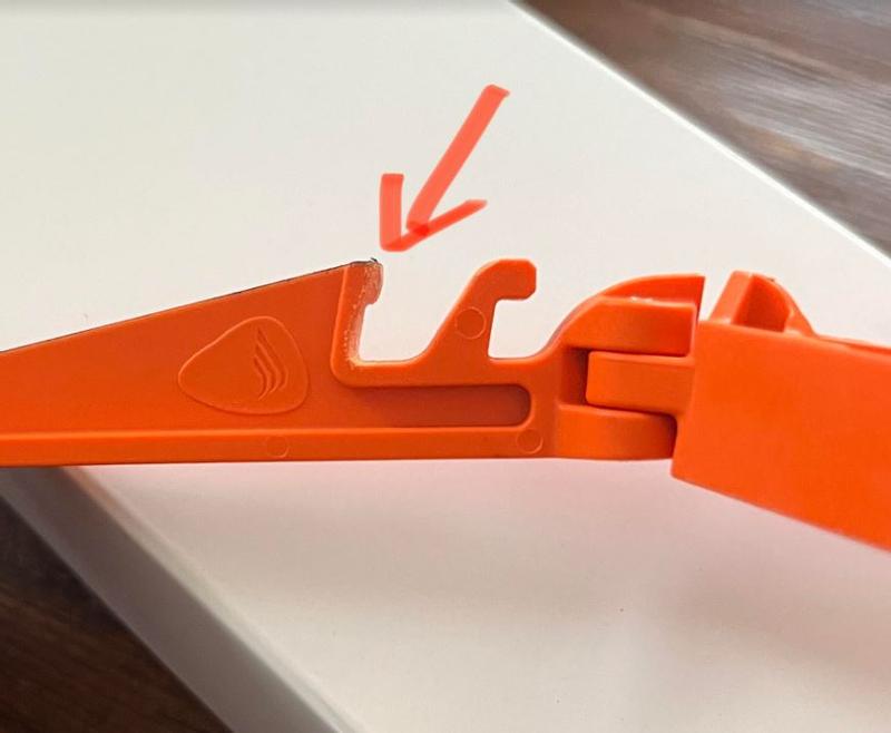 Photo submitted with review of product