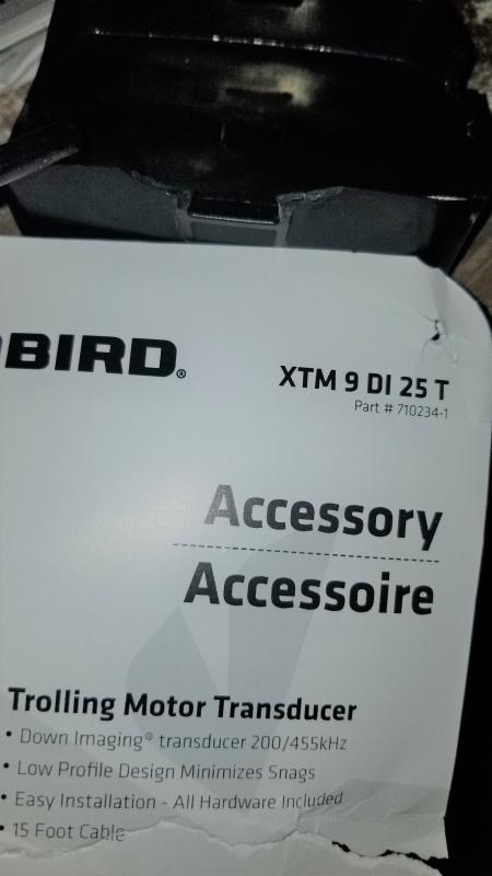 Humminbird Transducer XTM 9 DI 25 T 710234-1 