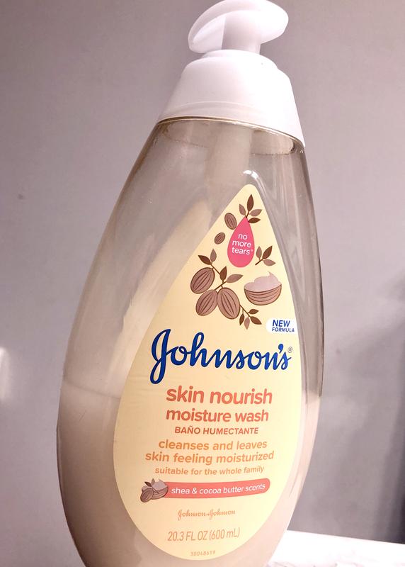 Johnson's baby moisture wash store shea & cocoa butter