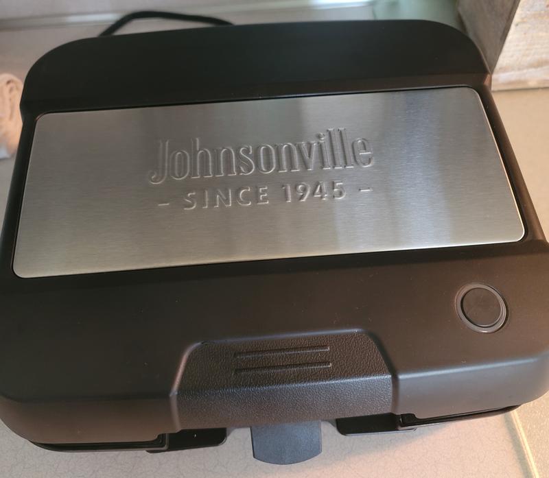 Johnsonville Sizzling Sausage Indoor Compact Stainless Electric