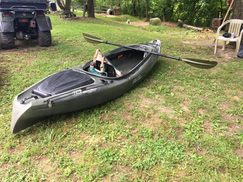 Old Town Brown/Camo Vapor 10 Angler Kayak