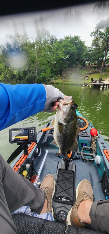 Tube Fishing Summer Bass  Old Town Sportsman 120 PDL 