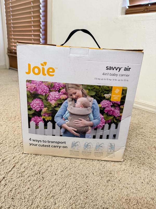 Joie Savvy Air 4-in-1 Carrier | Breathable Mesh Babywearing