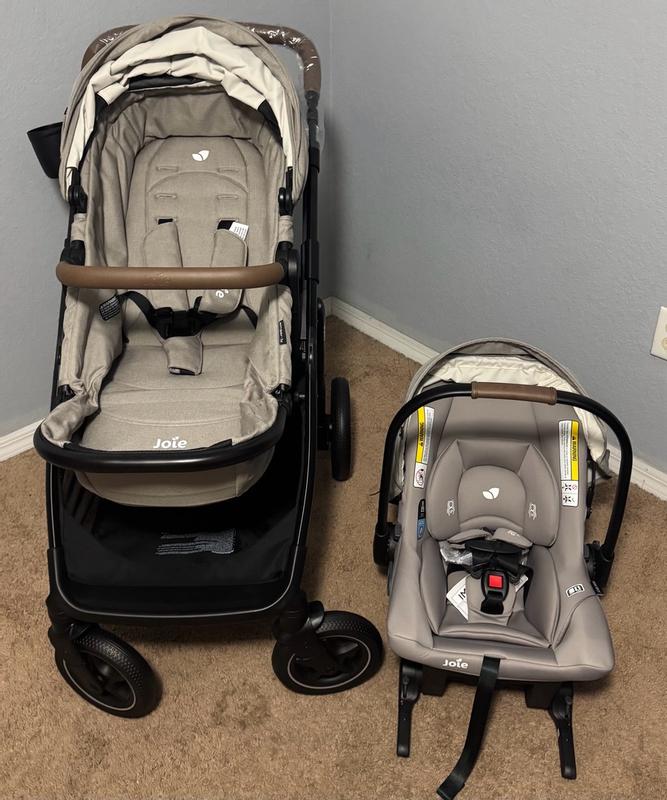 Joie Ginger LX & Mint Latch Travel System | Baseless Car Seat