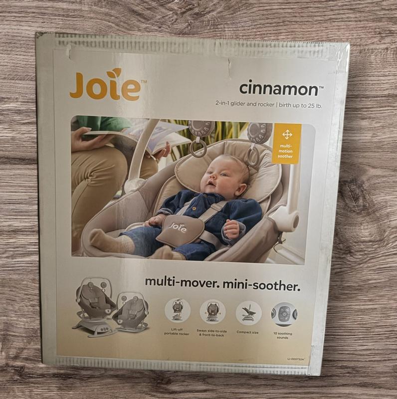 Joie Cinnamon Glider & Rocker | 2-in-1 Soothing Motion Seat
