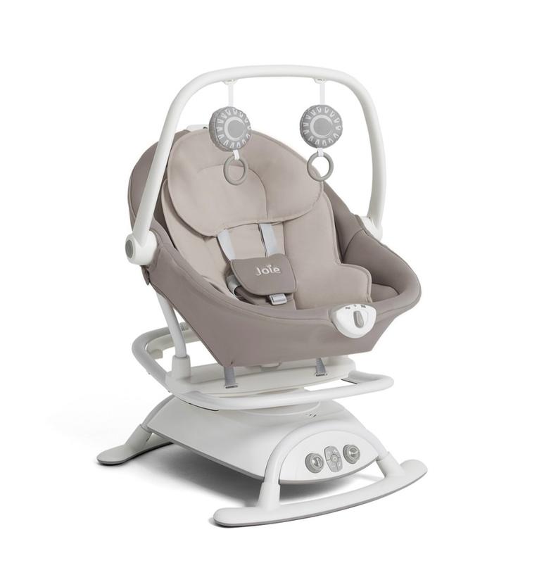 Joie Cinnamon Glider & Rocker | 2-in-1 Soothing Motion Seat