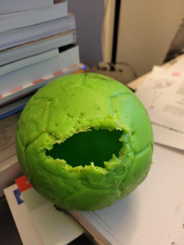 Jolly Pet Large Indestructible Soccer Ball & Dog Toy