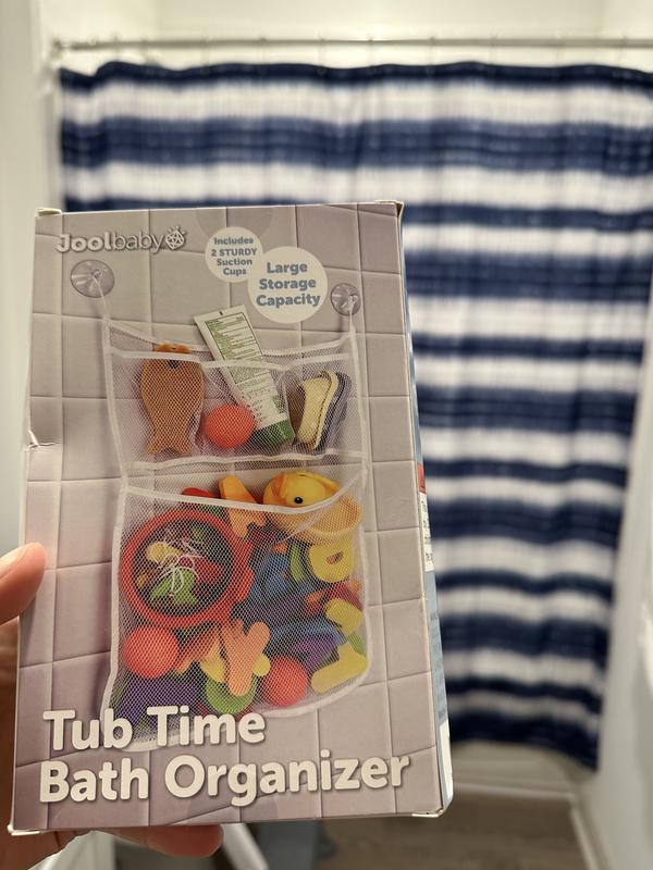 Jool Baby Bathtub Storage Bag with Suction Cups Keep Bath Toys