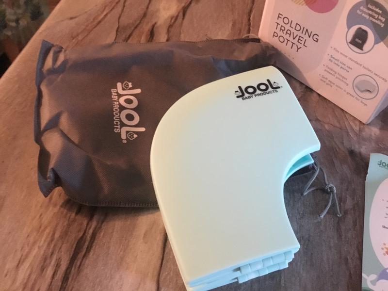 Folds small for storage with travel bag.